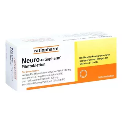 Neuro-ratiopharm kalvopäällysteiset tabletit (50 kpl)