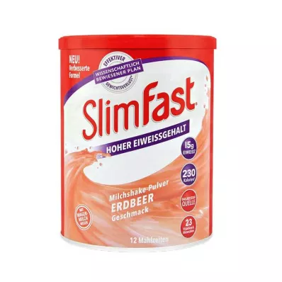 SLIM FAST mansikkajauhetta, 438 g