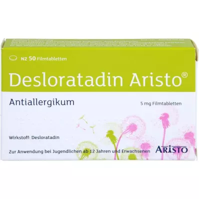 DESLORATADIN Aristo 5 mg kalvopäällysteiset tabletit, 50 kpl