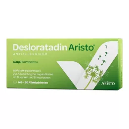 DESLORATADIN Aristo 5 mg kalvopäällysteiset tabletit, 50 kpl