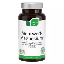 NICAPUR Lisäarvoa tuovat magnesiumkapselit, 60 kpl