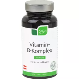 NICAPUR B-vitamiinikompleksi aktivoituja kapseleita, 60 kpl
