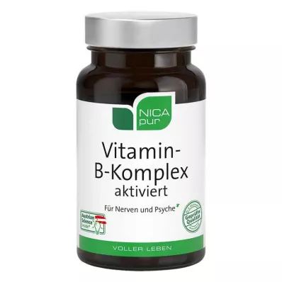Nicapur B-vitamiinikompleksi aktivoidut kapselit, 60 kpl