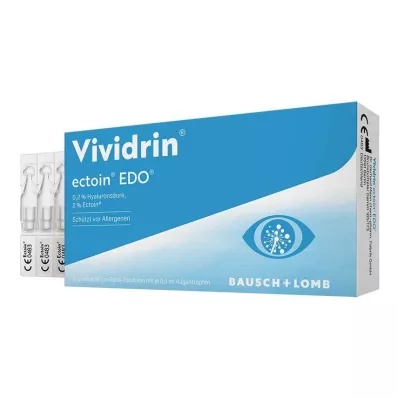Vividrin® ectoin® EDO® -silmätipat - allergiset ärsyyntyneet silmät, 10X0,5 ml Vividrin® ectoin® EDO® -silmätipat - allergiset ärsyyntyneet silmät, 10X0,5 ml
