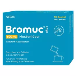 BROMUC akuutti 600 mg yskänlääkettä Plv.z.H.e.L.z.Einn., 10 kpl