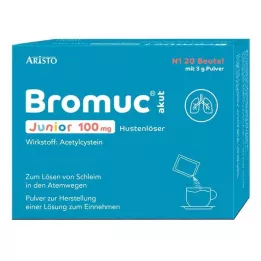 BROMUC akut Junior 100 mg yskänlääkettä P.H.e.L.z.E., 20 kpl