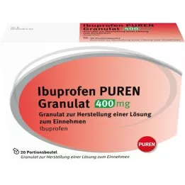IBUPROFEN PUREN 400 mg rakeet annosteluliuoksen valmistukseen, 20 kpl