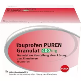 IBUPROFEN PUREN 400 mg rakeet annosteluliuoksen valmistukseen, 50 kpl