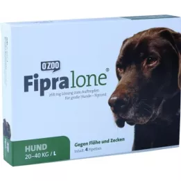 FIPRALONE 268 mg oraaliliuos suurille koirille, 4 kpl