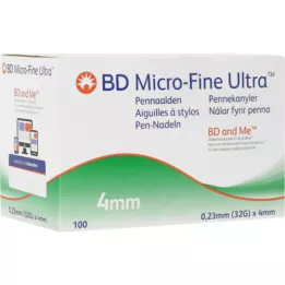 BD MICRO-FINE ULTRA Kynäneulat 0,23x4 mm, 100 kpl
