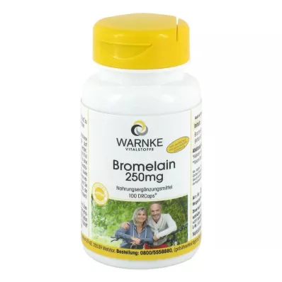 Bromelain 250 mg enterokapselit, 100 kpl
