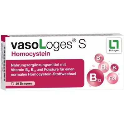 VASOLOGES S Homokysteiini päällystetyt tabletit, 30 kpl