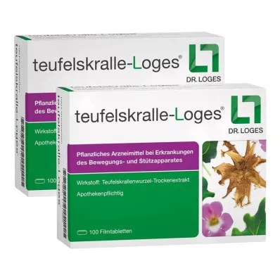 TEUFELSKRALLE-LOGES Kalvopäällysteiset tabletit, 200 kpl TEUFELSKRALLE-LOGES Kalvopäällysteiset tabletit, 200 kpl