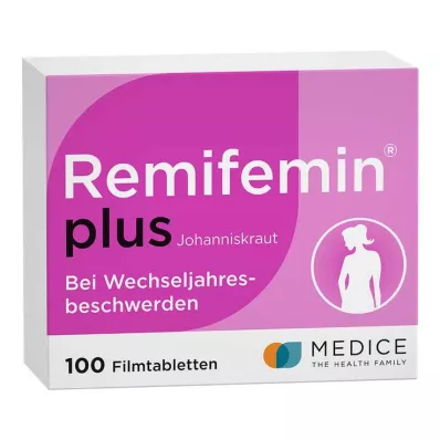 REMIFEMIN sekä mäkikuisma kalvopäällysteiset tabletit, 100 kpl
