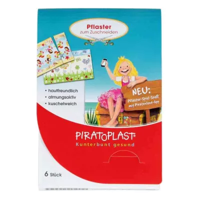 Piratoplast tyttöjen kipsileikkaus 6x10 cm (6 kpl) Piratoplast tyttöjen kipsileikkaus 6x10 cm (6 kpl)