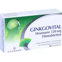 GINKGOVITAL Heumann 120 mg kalvopäällysteiset tabletit, 30 kpl