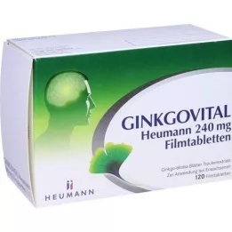 GINKGOVITAL Heumann 240 mg kalvopäällysteiset tabletit, 120 kpl