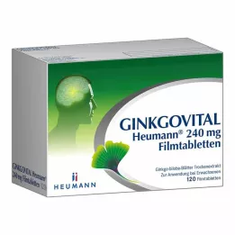 GINKGOVITAL Heumann 240 mg kalvopäällysteiset tabletit, 120 kpl