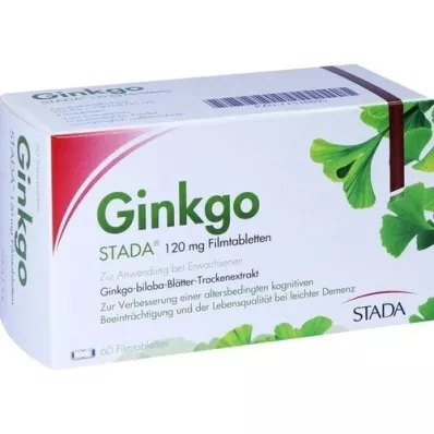 GINKGO STADA 120 mg kalvopäällysteiset tabletit, 60 kpl