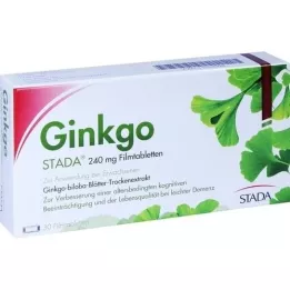 GINKGO STADA 240 mg kalvopäällysteiset tabletit, 30 kpl