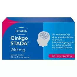 GINKGO STADA 240 mg kalvopäällysteiset tabletit, 30 kpl