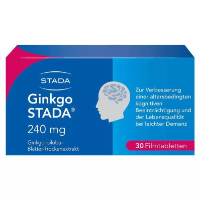Ginkgo STADA® 240 mg kalvopäällysteiset tabletit, 30 kpl
