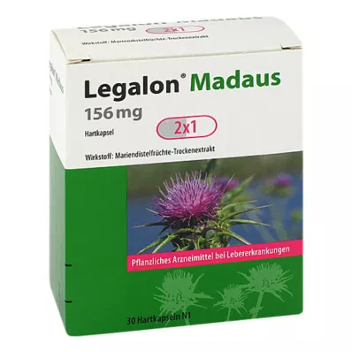 Legalon Madaus 156 mg kovat kapselit, 30 kpl