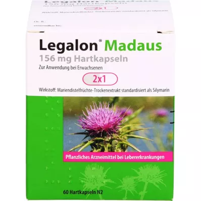 LEGALON Madaus 156 mg kovat kapselit, 60 kpl