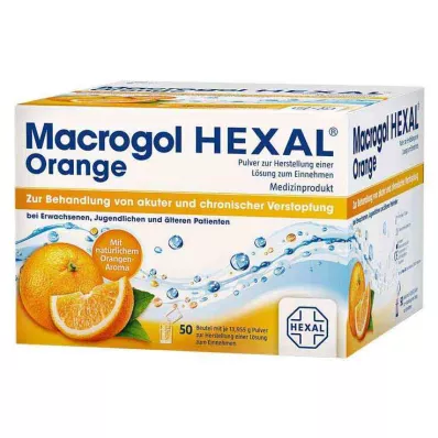 MACROGOL HEXAL Oranssi Plv.z.Her.e.Ls.z.Einn.Btl., 50 kpl MACROGOL HEXAL Oranssi Plv.z.Her.e.Ls.z.Einn.Btl., 50 kpl