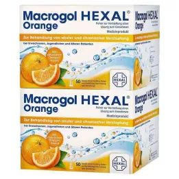 MACROGOL HEXAL Oranssi Plv.z.Her.e.Ls.z.Einn.Btl., 100 kpl