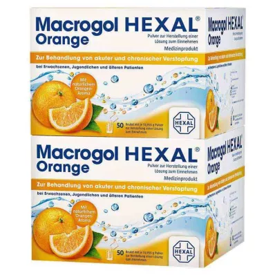 MACROGOL HEXAL Oranssi Plv.z.Her.e.Ls.z.Einn.Btl., 100 kpl MACROGOL HEXAL Oranssi Plv.z.Her.e.Ls.z.Einn.Btl., 100 kpl