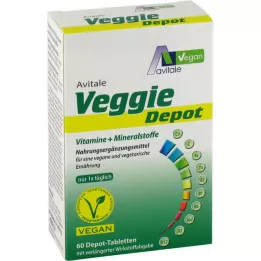 VEGGIE Depot Vitamiinit+Kivennäisaineet tabletit, 60 kapselia