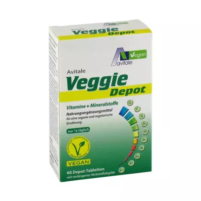 VEGGIE Depot Vitamiinit+Kivennäisaineet tabletit, 60 kapselia