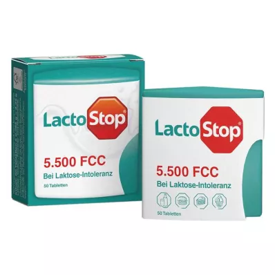 Lactostop 5 500 FCC tablettiklikkausannostelija, 50 kpl