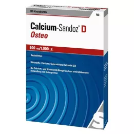 CALCIUM SANDOZ D Osteo 500 mg/1000 I.U. purutabletti, 120 kpl