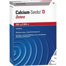 CALCIUM SANDOZ D Osteo 500 mg/1000 I.U. purutabletti, 120 kpl