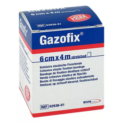 Gazofix kiinnitysside koossa 6 cmx4 m, 1 kpl
