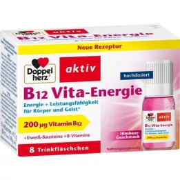 DOPPELHERZ B12 Vita-Energie juoma-ampullit, 8 kpl