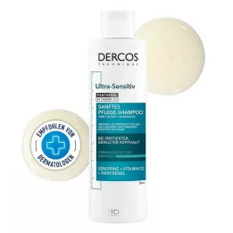 VICHY DERCOS ultraherkkä shampoo rasvaiselle päänahalle, 200 ml
