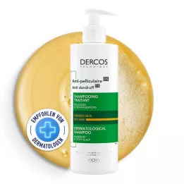 VICHY DERCOS Anti-Hilse shampoo kuivalle päänahalle, 390 ml