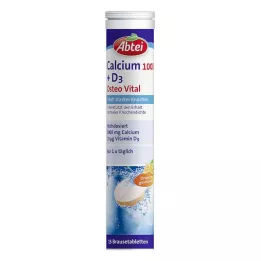 ABTEI Kalsium 1000+D3 Osteo Vital poreallas tabletit, 15 kpl