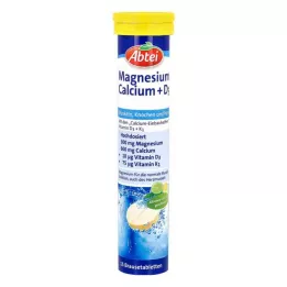 ABTEI Magnesium Kalsium+D3 poreilevat tabletit, 15 kpl