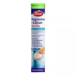 ABTEI Magnesium+kalium Active Plus -hapettavat tabletit, 15 kpl