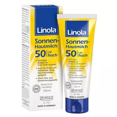 Linola Sun Skin Milk LSF 50, 100 ml Linola Sun Skin Milk LSF 50, 100 ml