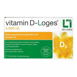 VITAMIN D-LOGES 5.600 I.E. Wo.Depot Chewabl.Fam.Pa, 60 kpl