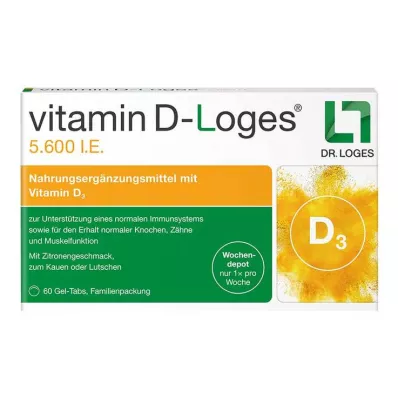 VITAMIN D-LOGES 5.600 I.E. Wo.Depot Chewabl.Fam.Pa, 60 kpl VITAMIN D-LOGES 5.600 I.E. Wo.Depot Chewabl.Fam.Pa, 60 kpl