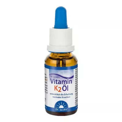VITAMIN K2 ÖL Dr.Jacobin tippoja, 20 ml VITAMIN K2 ÖL Dr.Jacobin tippoja, 20 ml