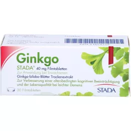 GINKGO STADA 40 mg kalvopäällysteiset tabletit, 30 kpl