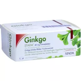 GINKGO STADA 40 mg kalvopäällysteiset tabletit, 120 kpl