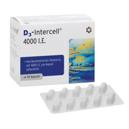 D3-INTERCELL 4,000 I.U. kapselit, 90 kpl